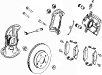 Brake front